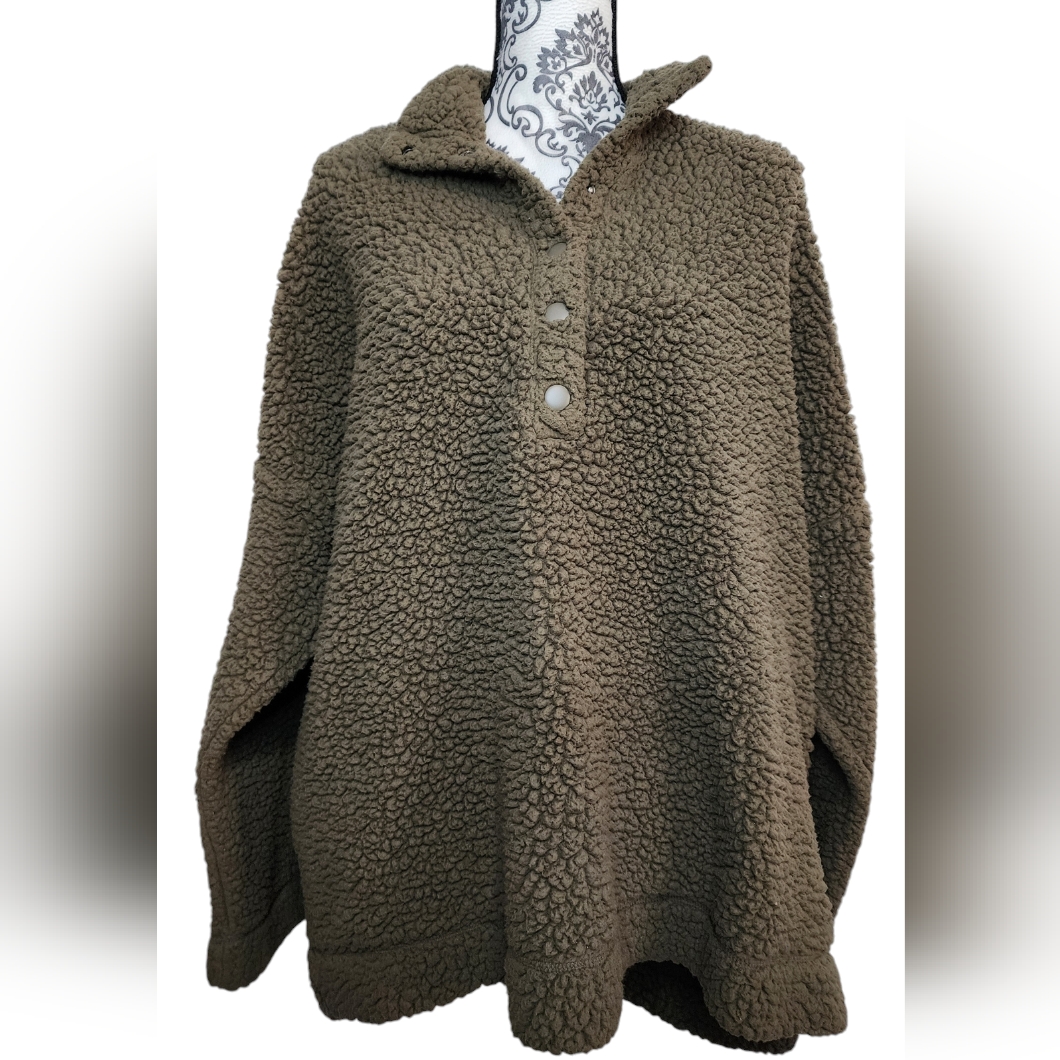 Aerie Cloud Sherpa Jacket Size Xl
